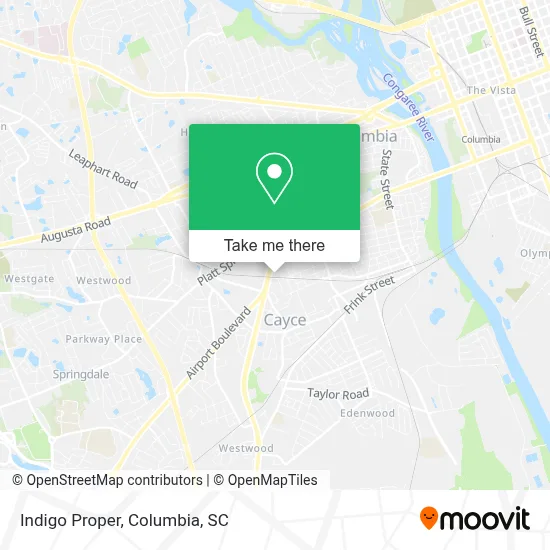 Indigo Proper map