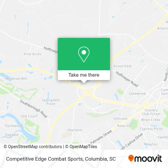 Competitive Edge Combat Sports map