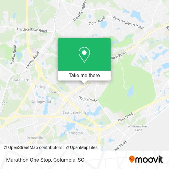 Marathon One Stop map