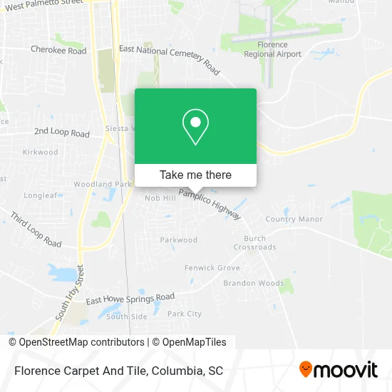 Florence Carpet And Tile map