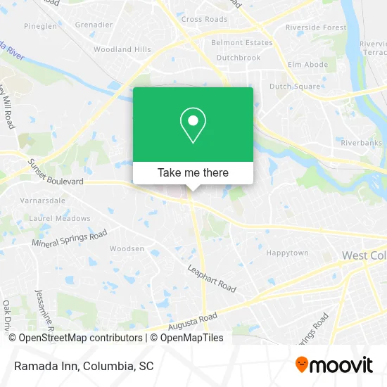 Ramada Inn map