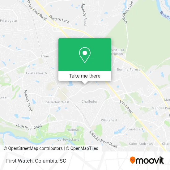 First Watch map
