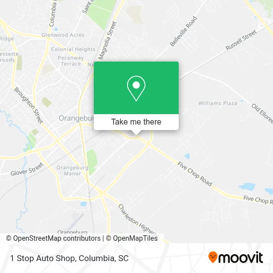1 Stop Auto Shop map