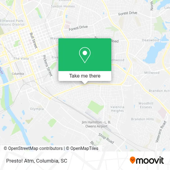 Presto! Atm map