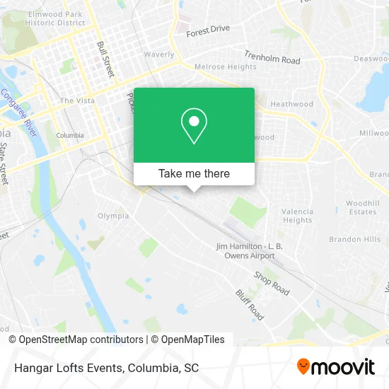 Hangar Lofts Events map