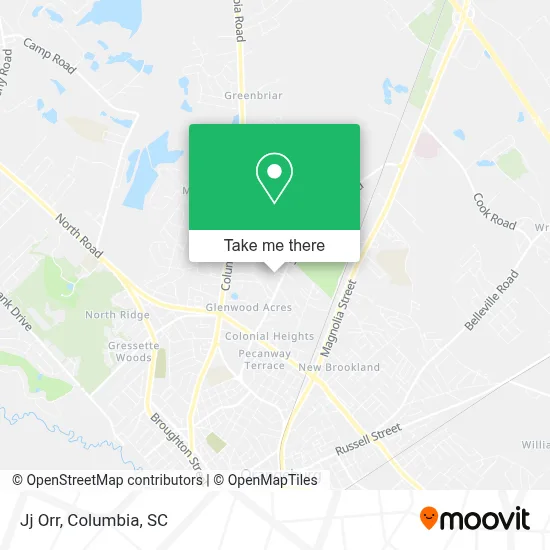 Jj Orr map