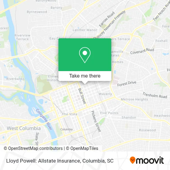 Lloyd Powell: Allstate Insurance map