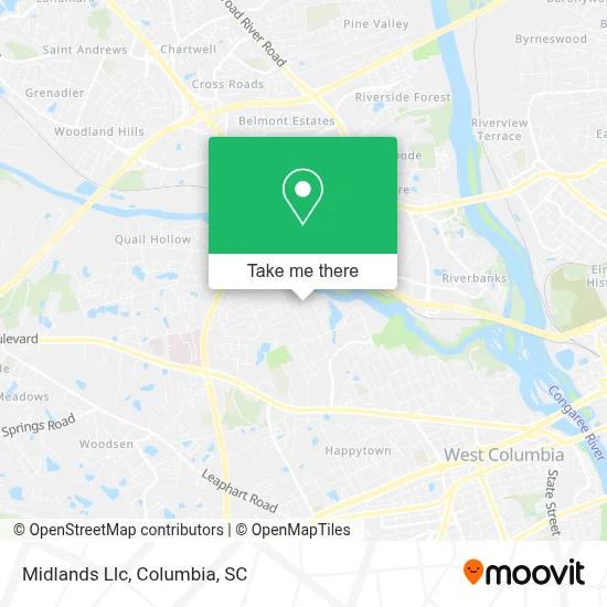 Midlands Llc map