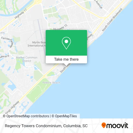 Regency Towers Condominium map