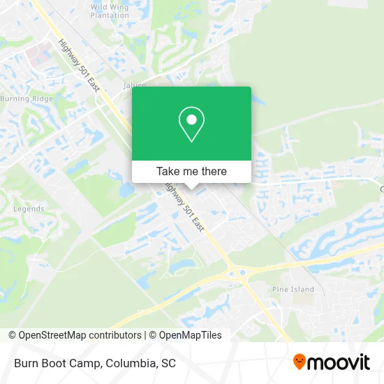 Burn Boot Camp map