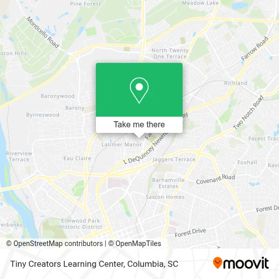 Tiny Creators Learning Center map