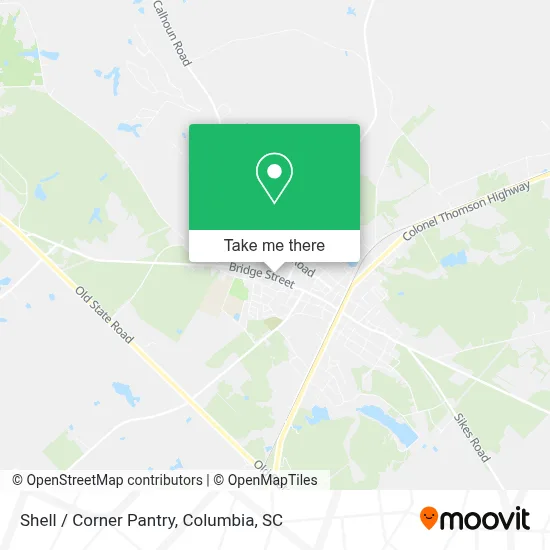 Shell / Corner Pantry map
