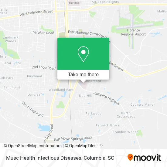 Musc Health Infectious Diseases map