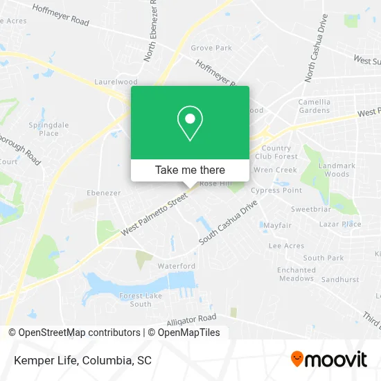 Kemper Life map