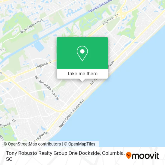 Tony Robusto  Realty Group One Dockside map