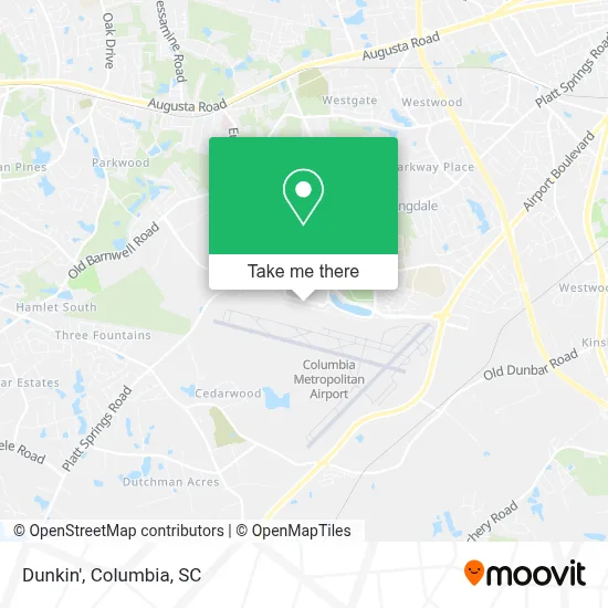 Dunkin' map