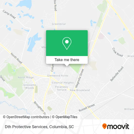 Dth Protective Services map