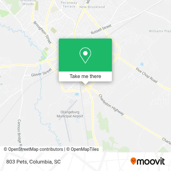 803 Pets map