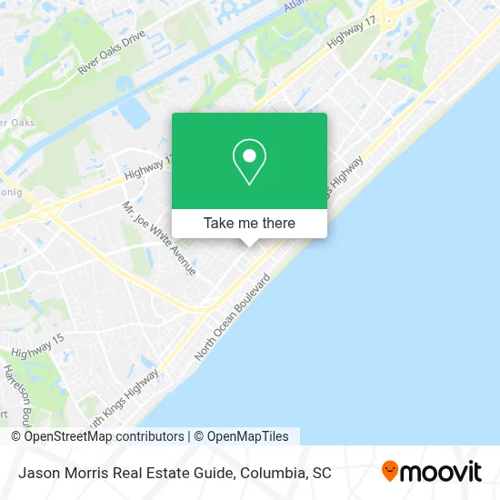 Jason Morris Real Estate Guide map