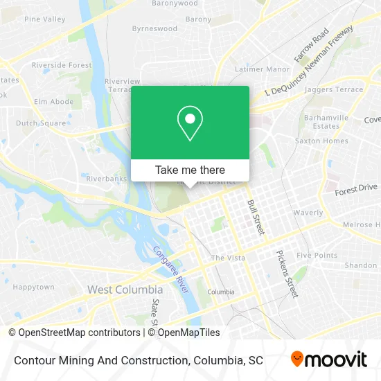 Contour Mining And Construction map