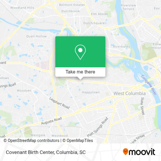 Covenant Birth Center map