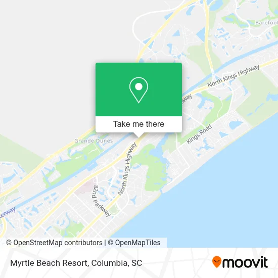 Myrtle Beach Resort map