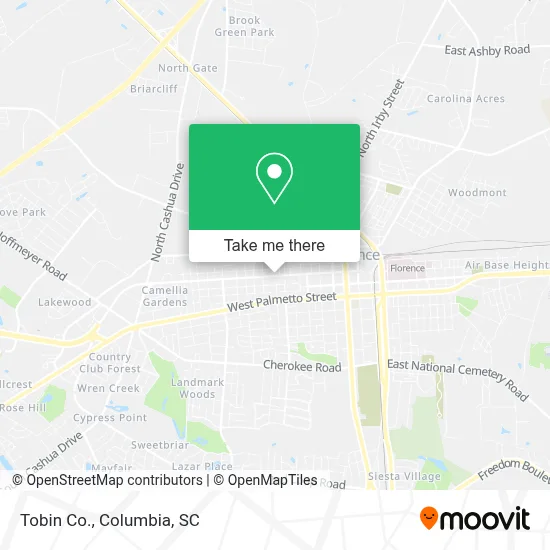 Tobin Co. map