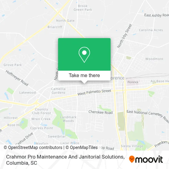 Crahmor Pro Maintenance And Janitorial Solutions map