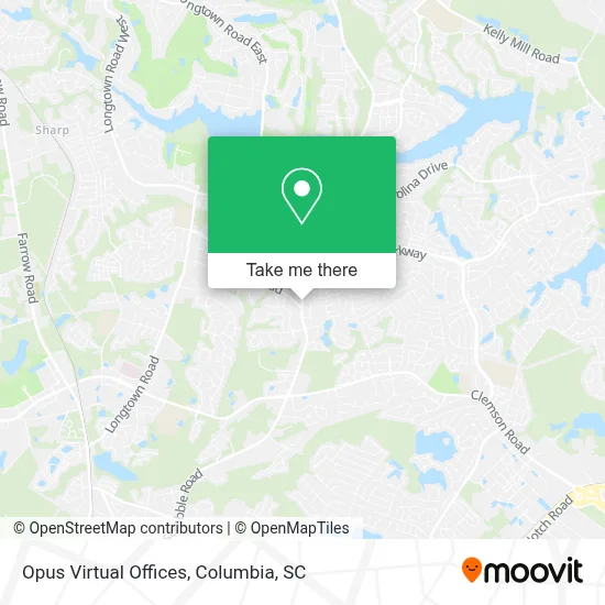 Opus Virtual Offices map