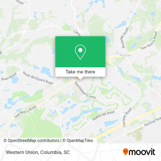 Western Union map