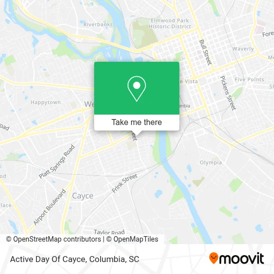 Active Day Of Cayce map