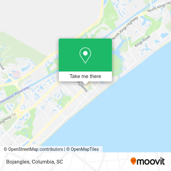 Bojangles map