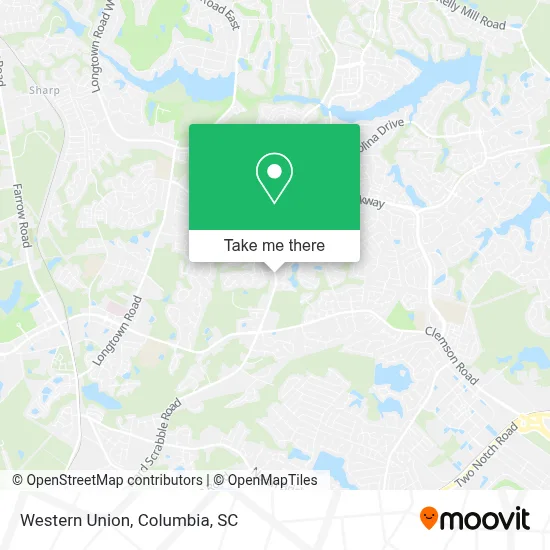 Western Union map