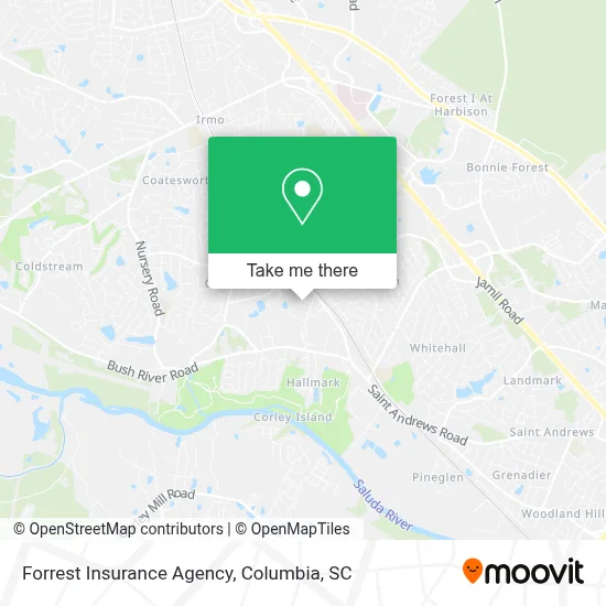Forrest Insurance Agency map