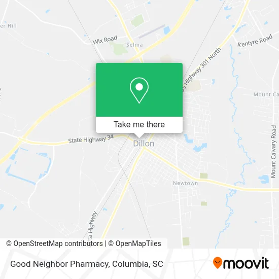 Good Neighbor Pharmacy map