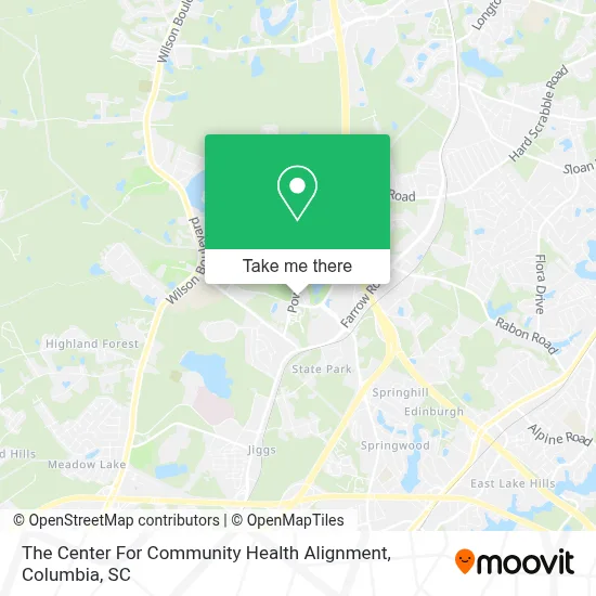 The Center For Community Health Alignment map