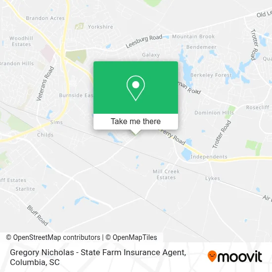 Gregory Nicholas - State Farm Insurance Agent map