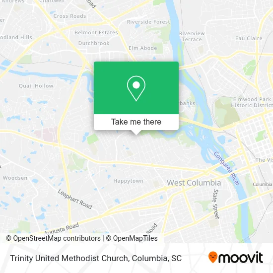 Trinity United Methodist Church map