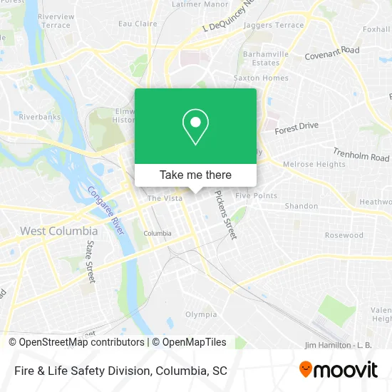 Fire & Life Safety Division map