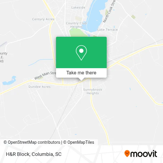 H&R Block map
