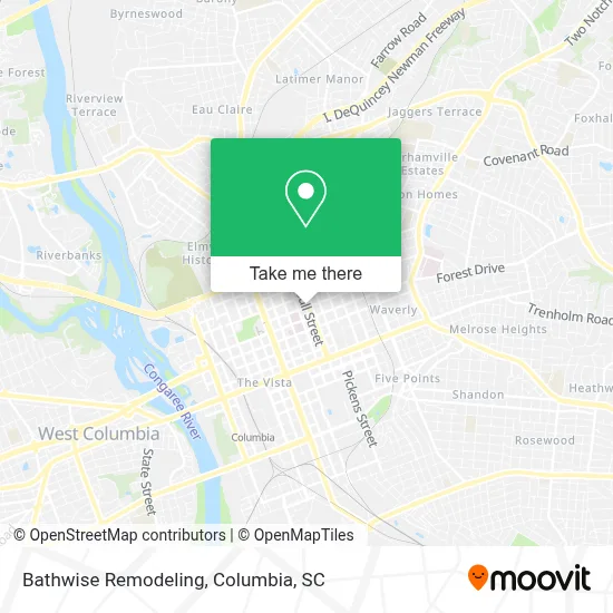 Bathwise Remodeling map
