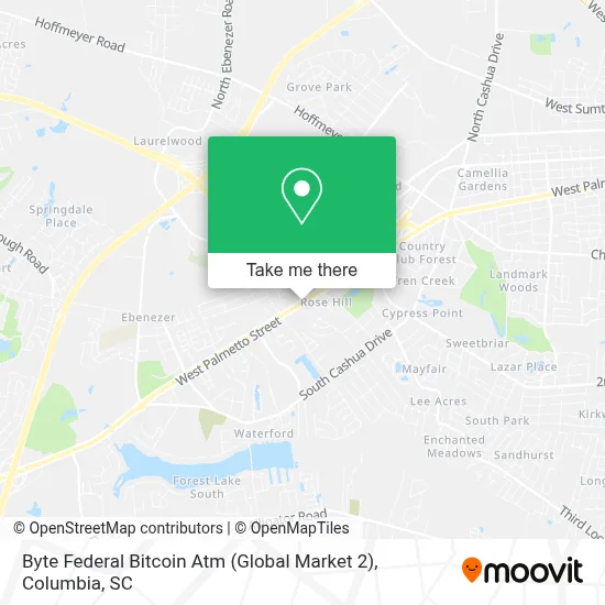 Byte Federal Bitcoin Atm (Global Market 2) map