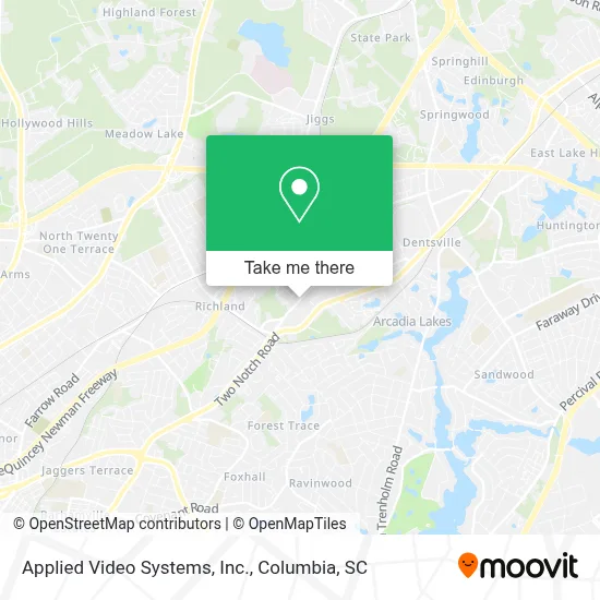Applied Video Systems, Inc. map