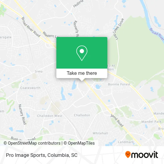 Pro Image Sports map