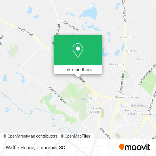 Waffle House map