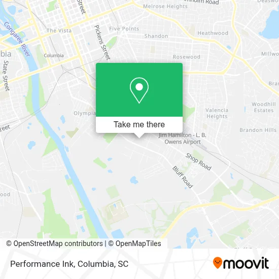 Performance Ink map