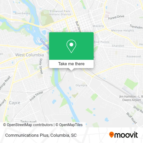 Communications Plus map