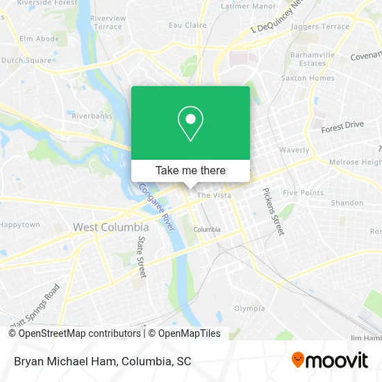 Bryan Michael Ham map