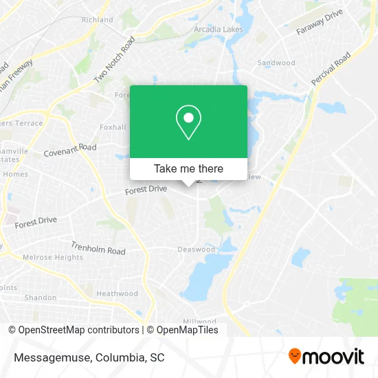 Messagemuse map