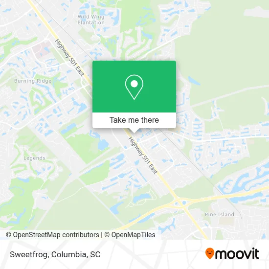Sweetfrog map